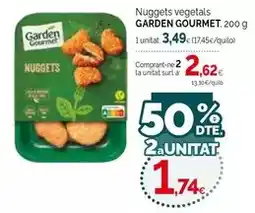 Condis Garden gourmet - nuggets vegetals oferta