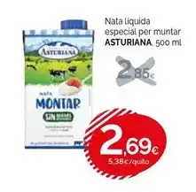 Condis Central lechera asturiana - nata liquida especial per muntar oferta