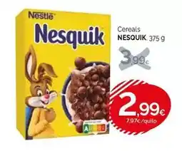 Condis Nesquik - cereales oferta