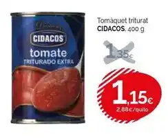 Condis Cidacos - tomaquet triturat oferta