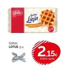 Condis Lotus - gofres oferta