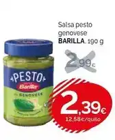 Condis Barilla - salsa pesto genovese oferta