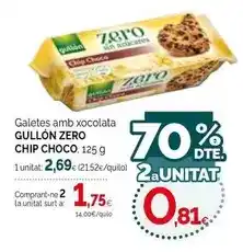 Condis Gullón - galetes amb xocolata oferta