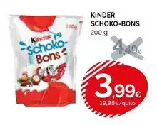 Condis Kinder - schoko-bons oferta