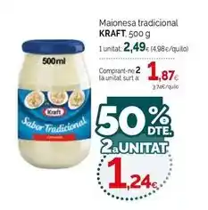 Condis Kraft - maionesa tradicional oferta