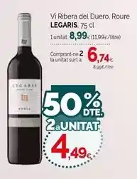 Condis Legaris - vi ribera del duero, roure oferta
