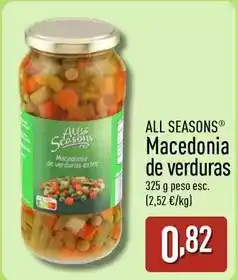 ALDI All's seasons - macedonia de verduras oferta