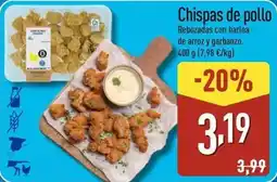 ALDI Chispas de pollo oferta