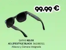 Nilox - gafas ai lifestyle black