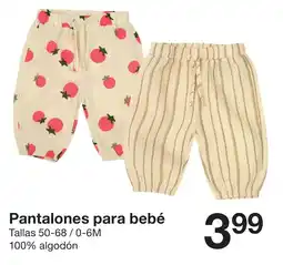 Zeeman Pantalones para bebé oferta
