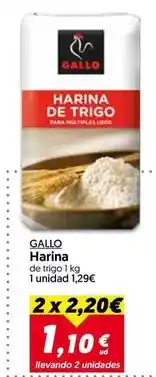 Hiper Usera Gallo - harina de trigo oferta