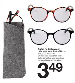Zeeman Gafas de lectura con cristales fotochromáticos oferta