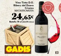 Gadis MATARROMERA Vino Tinto D.O. Ribera del Duero oferta