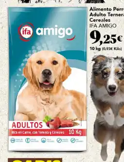 Gadis IFA AMIGO Alimento Perro Adulto Ternera Cereales oferta