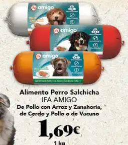 Gadis IFA AMIGO Alimento Perro Salchicha De Pollo con Arroz y Zanahoria, de Cerdo y Pollo o de Vacuno oferta