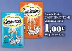 Gadis CASTISFACTIONS Snack Gato Salmón o Pollo oferta