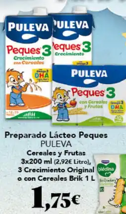 Gadis PULEVA Preparado Lácteo Peques Cereales y Frutas oferta