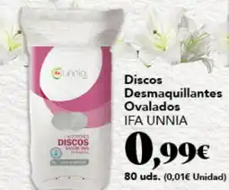 Gadis IFA UNNIA Desmaquillantes Ovalados oferta