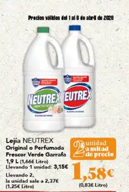 Gadis NEUTREX Lejía Original o Perfumada Frescor Verde Garrafa oferta