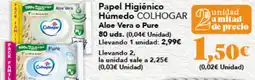 Gadis COLHOGAR Papel Higiénico Húmedo Aloe Vera o Pure oferta