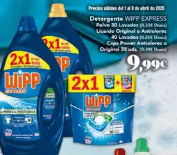 Gadis WIPP EXPRESS Detergente Polvo oferta