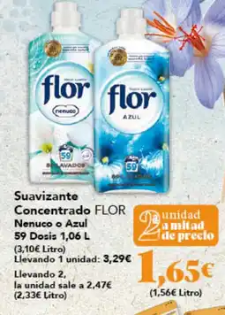 Gadis FLOR Suavizante Concentrado Nenuco o Azul oferta