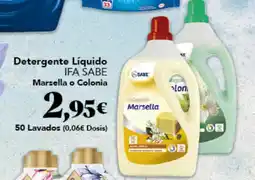 Gadis IFA SABE Detergente Líquido Marsella o Colonia oferta