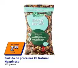 Action Surtido de proteínas XL Natural Happiness oferta