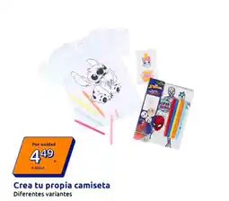 Action Crea tu propia camiseta oferta