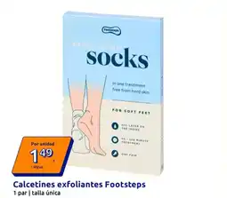 Action Calcetines exfoliantes Footsteps oferta