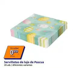 Action Servilletas de lujo de Pascua oferta