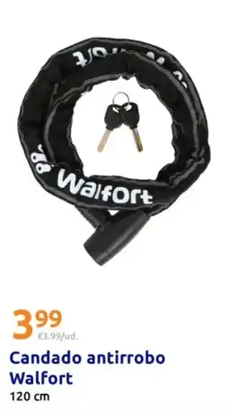 Action WALFORT Candado antirrobo oferta