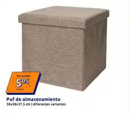 Action Puf de almacenamiento oferta