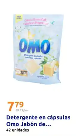 Action Detergente en cápsulas Omo Jabón de... oferta
