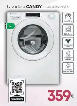Tien 21 CANDY Lavadora CO4104TWM6/1-S oferta