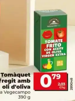 Dia Dia vegecampo - tomate frito con aceite de oliva oferta