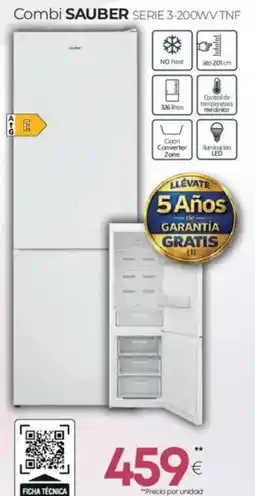 Tien 21 SAUBER Combi SERIE 3-200WV TNF oferta