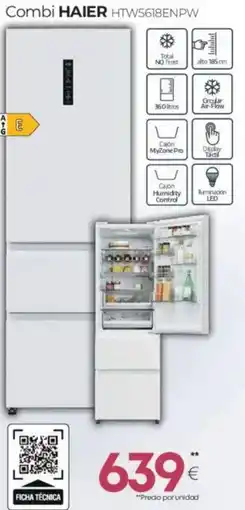 Tien 21 HAIER Combi HTW5618ENPW oferta