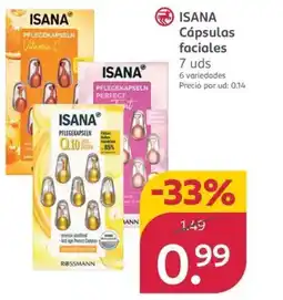 Rossmann ISANA Cápsulas faciales oferta