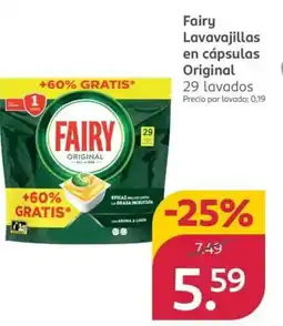 Rossmann FAIRY Lavavajillas en cápsulas Original oferta