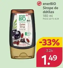 Rossmann ENERBIO Sirope de dátiles oferta