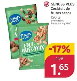Rossmann GENUSS PLUS Cocktail de frutos secos oferta