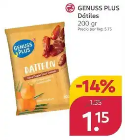 Rossmann GENUSS PLUS Dátiles oferta