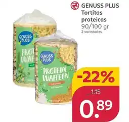 Rossmann GENUSS PLUS Tortitas proteicas oferta