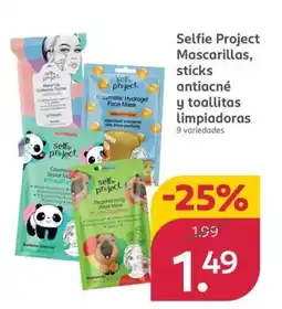 Rossmann Selfie Project Mascarillas, sticks antiacné y toallitas Limpiadoras oferta