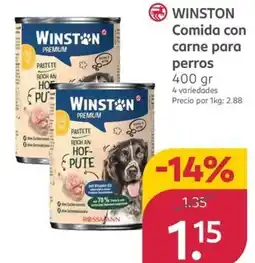 Rossmann WINSTON Comida con carne para perros oferta
