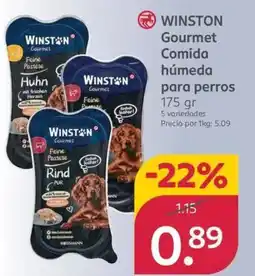 Rossmann WINSTON Gourmet Comida húmeda para perros oferta