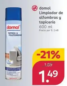 Rossmann DOMOL Limpiador de alfombras y tapicería oferta