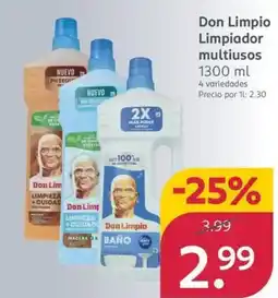 Rossmann DON LIMPIO Limpiador multiusos oferta