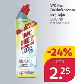 Rossmann WC Net Desinfectante con lejía oferta